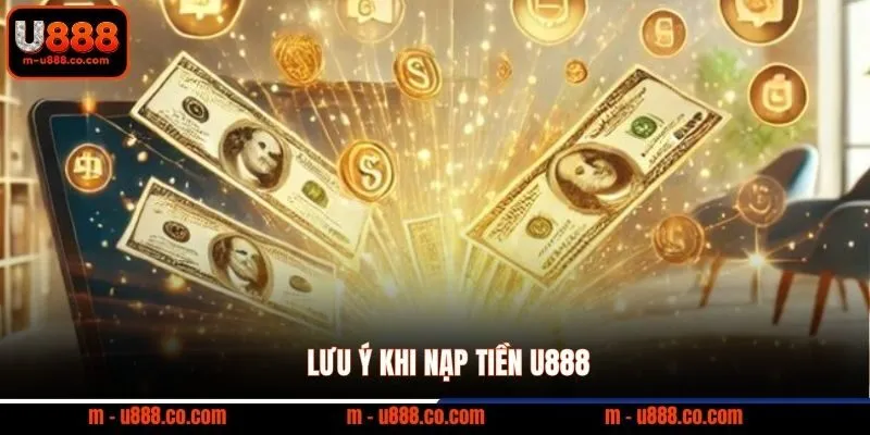 Lưu ý khi nạp tiền U888